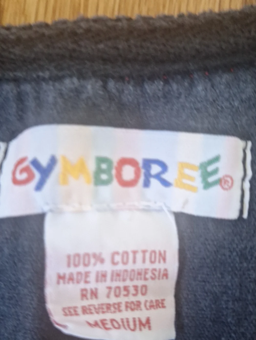 Vintage Gymboree Rainbow Tag Navy Corduroy Sleeveless Dress with Pockets M